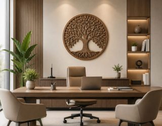 Choosing the Right Wooden Wall Art for Office Interiors